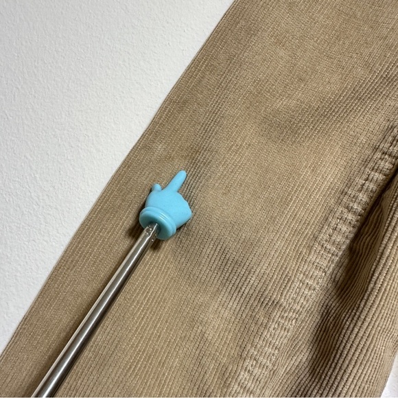 Old Navy Utility Jacket Belted Cotton Safari Jacket Tan Lightweight Size M - Picture 7 of 9